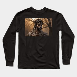 Afrocentric Man Long Sleeve T-Shirt